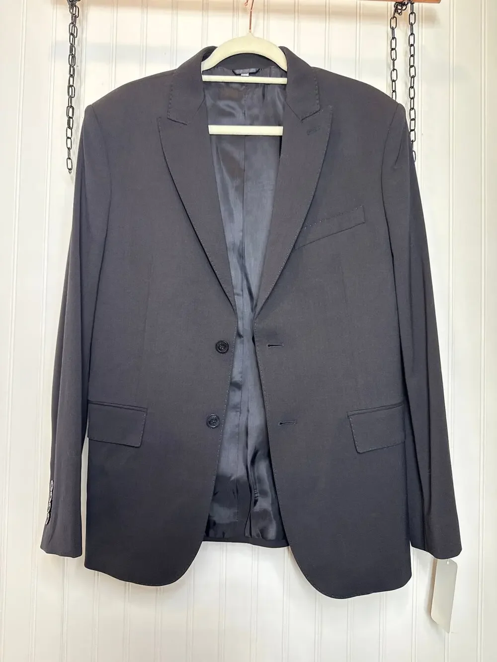 NWT Tod’s Mens Navy Blue Wool Blazer Single Breasted Sports Formal Suit Size 50